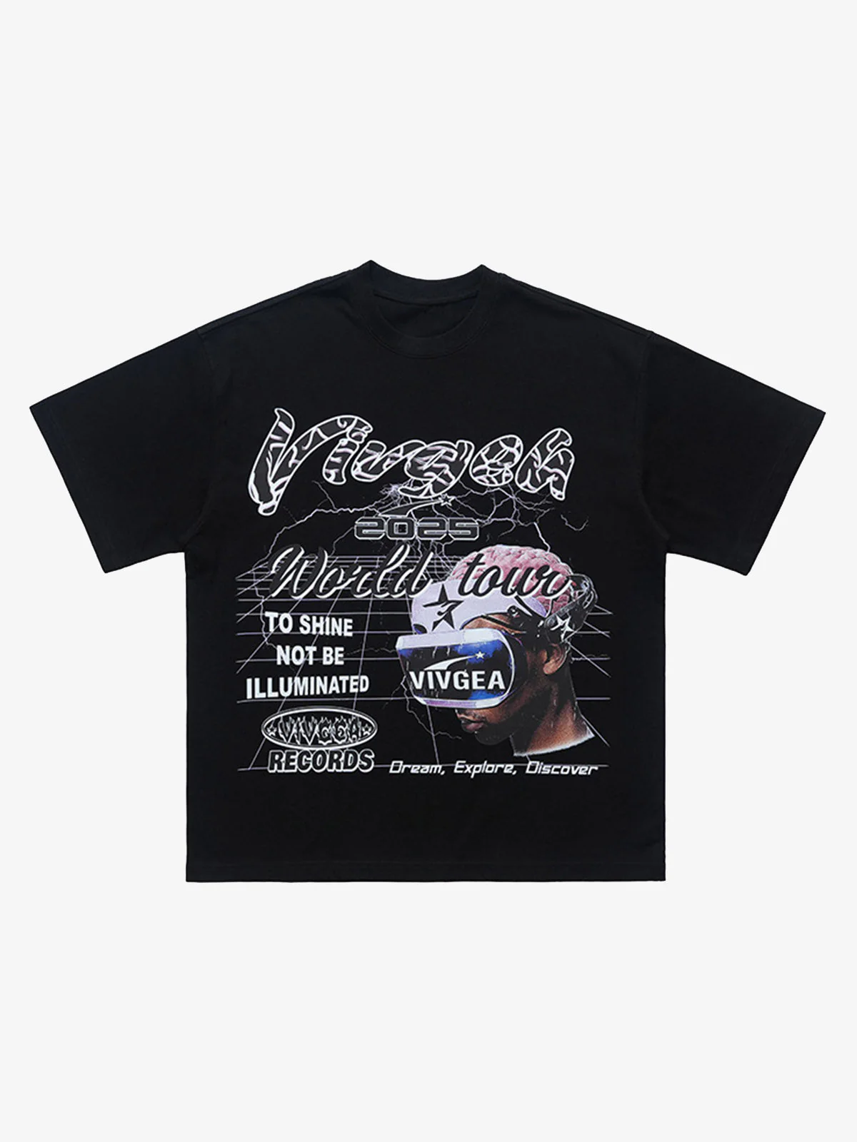 Retro Sci-Fi Graphic T-Shirt