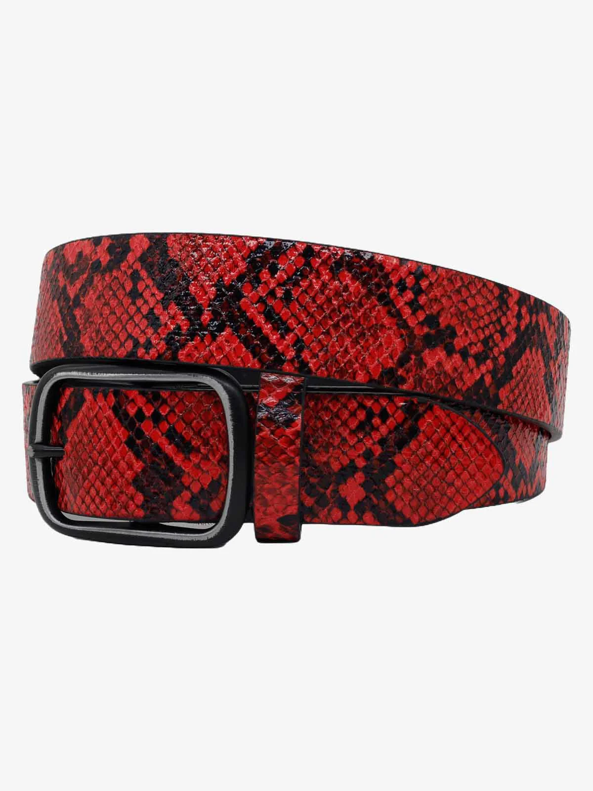 Animal-Print Faux Leather Belt - Image 2