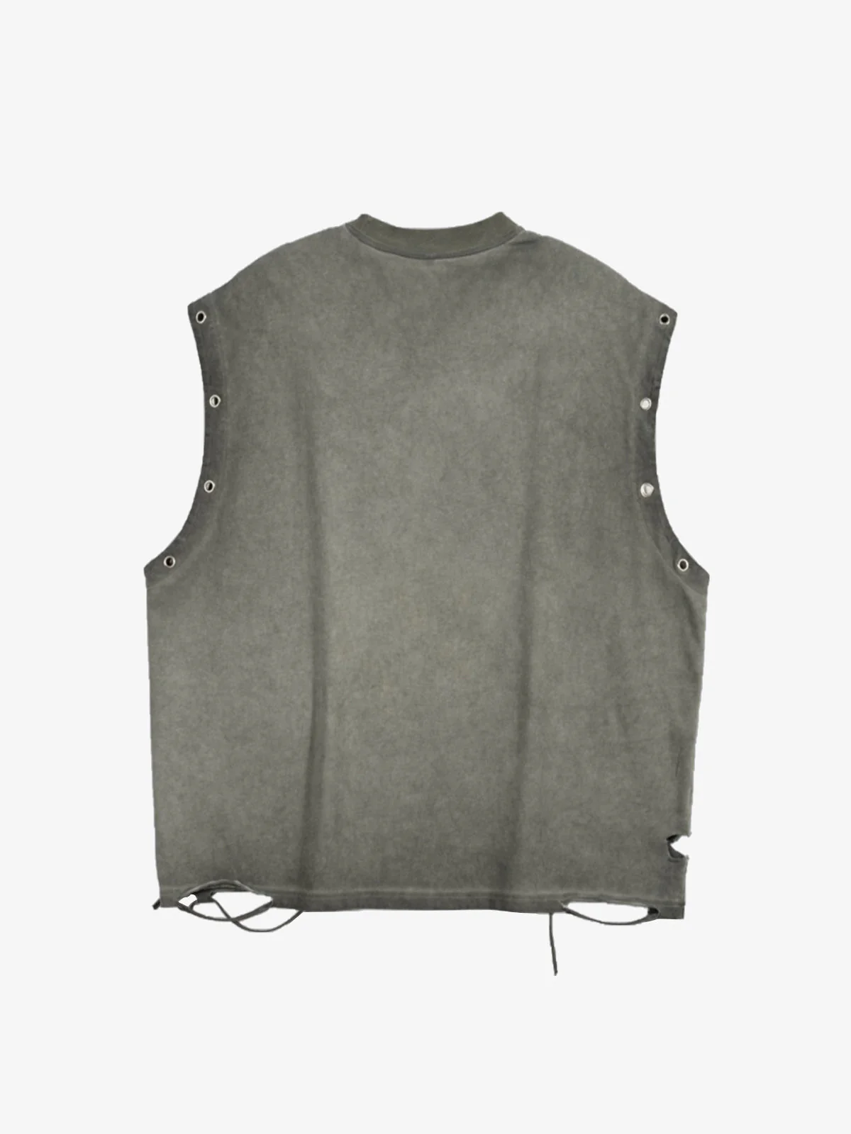 Barbed Wire Chain Graphic Sleeveless Vest - Image 6