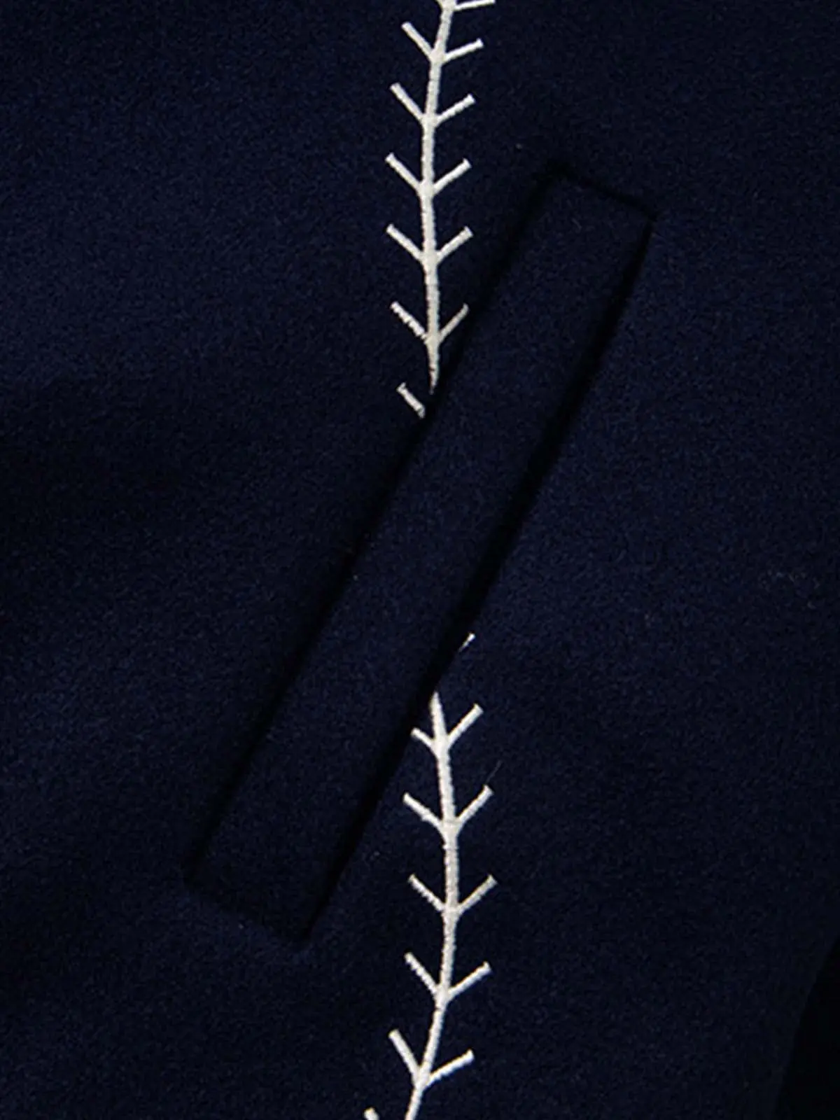Baseball Stitch Embroidered Varsity Jacket - Image 12