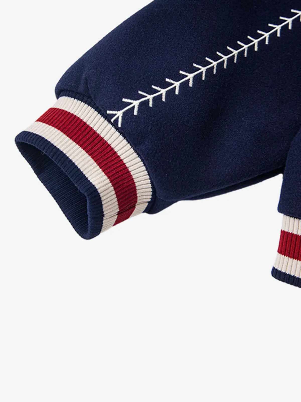 Baseball Stitch Embroidered Varsity Jacket - Image 18
