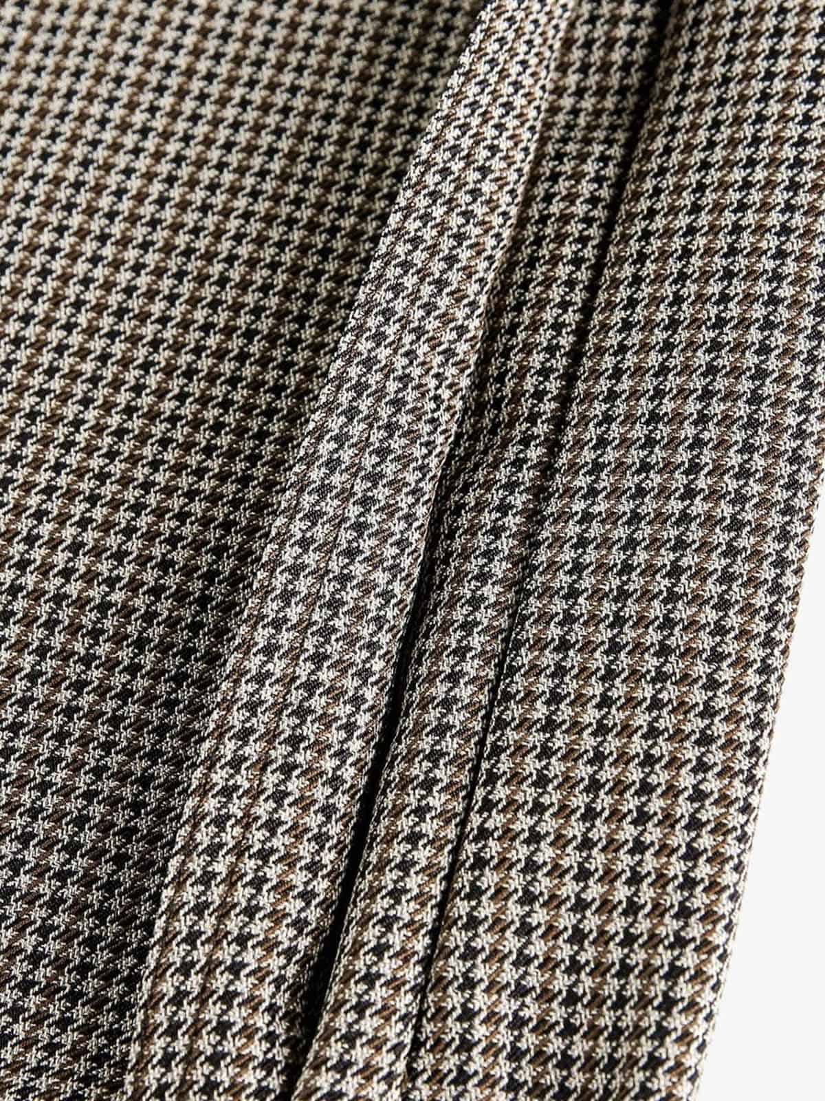 Belted Houndstooth Blazer Pants - Image 6