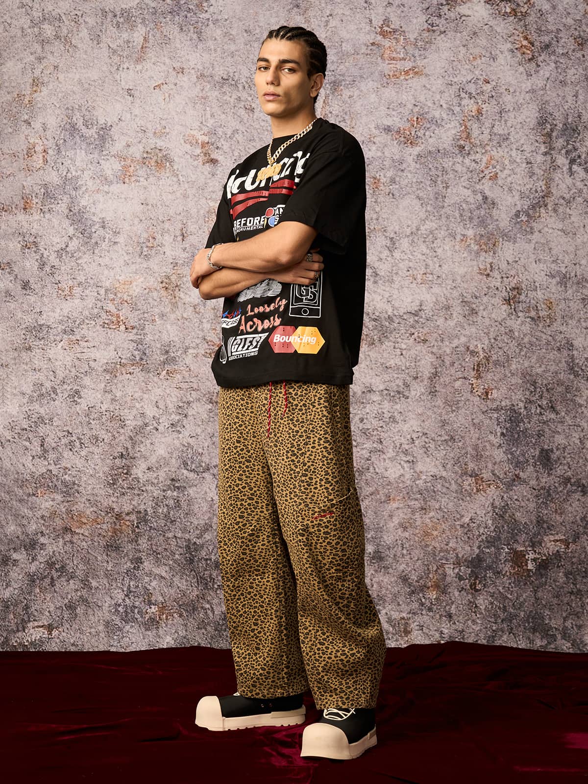 Street Graphic Print T-Shirt - 2415 - Image 5