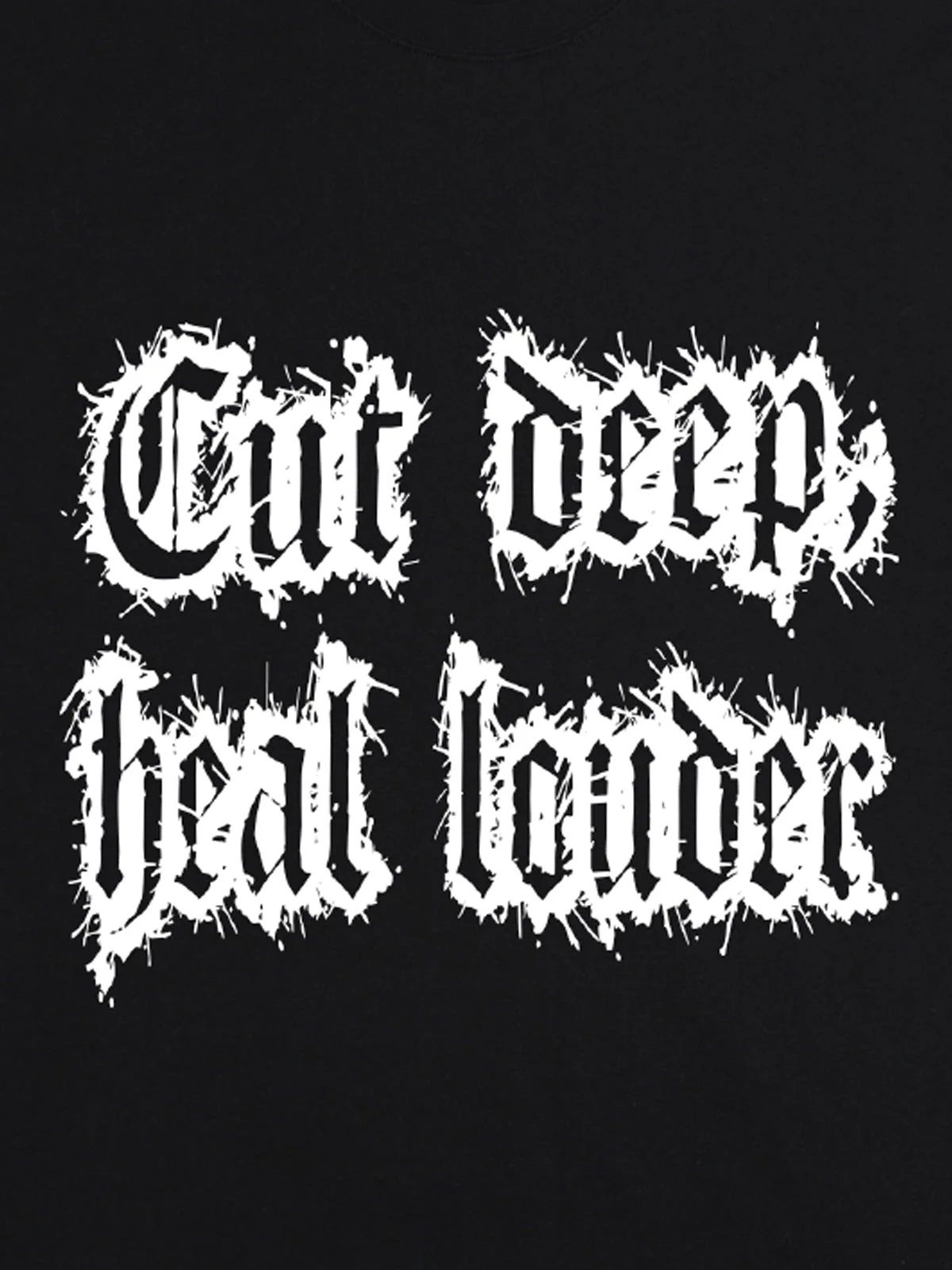 Original "Cut Deep Heal Louder" Graphic T-Shirt - Image 9