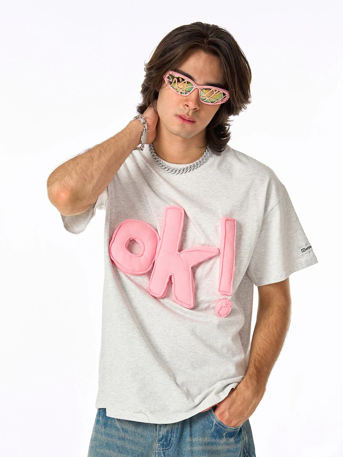 Fun "OK!" Graphic T-Shirt - Image 6