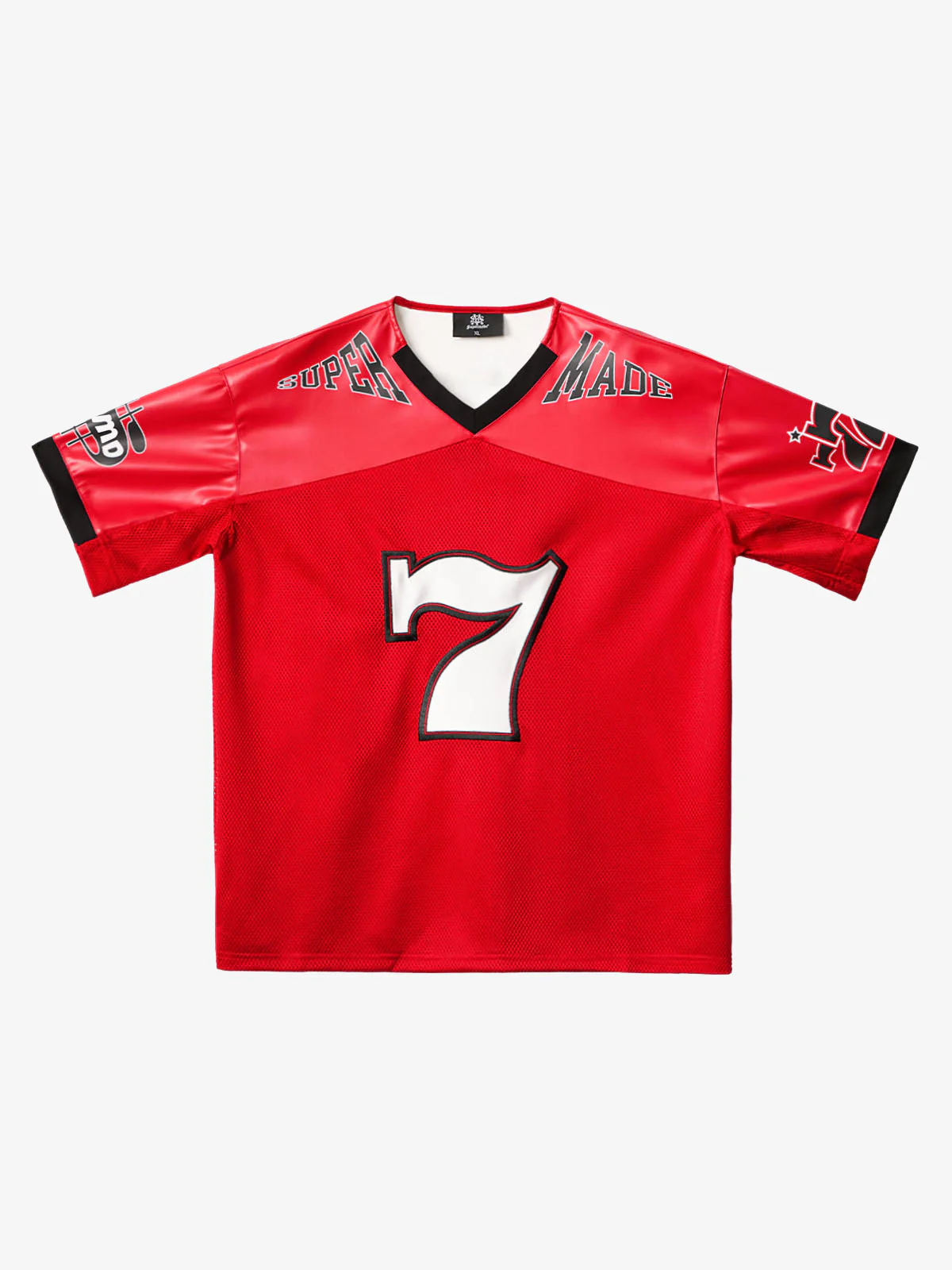 Original "SUPER 7" V-Neck Jersey T-SHIRT - 2424 - Image 2