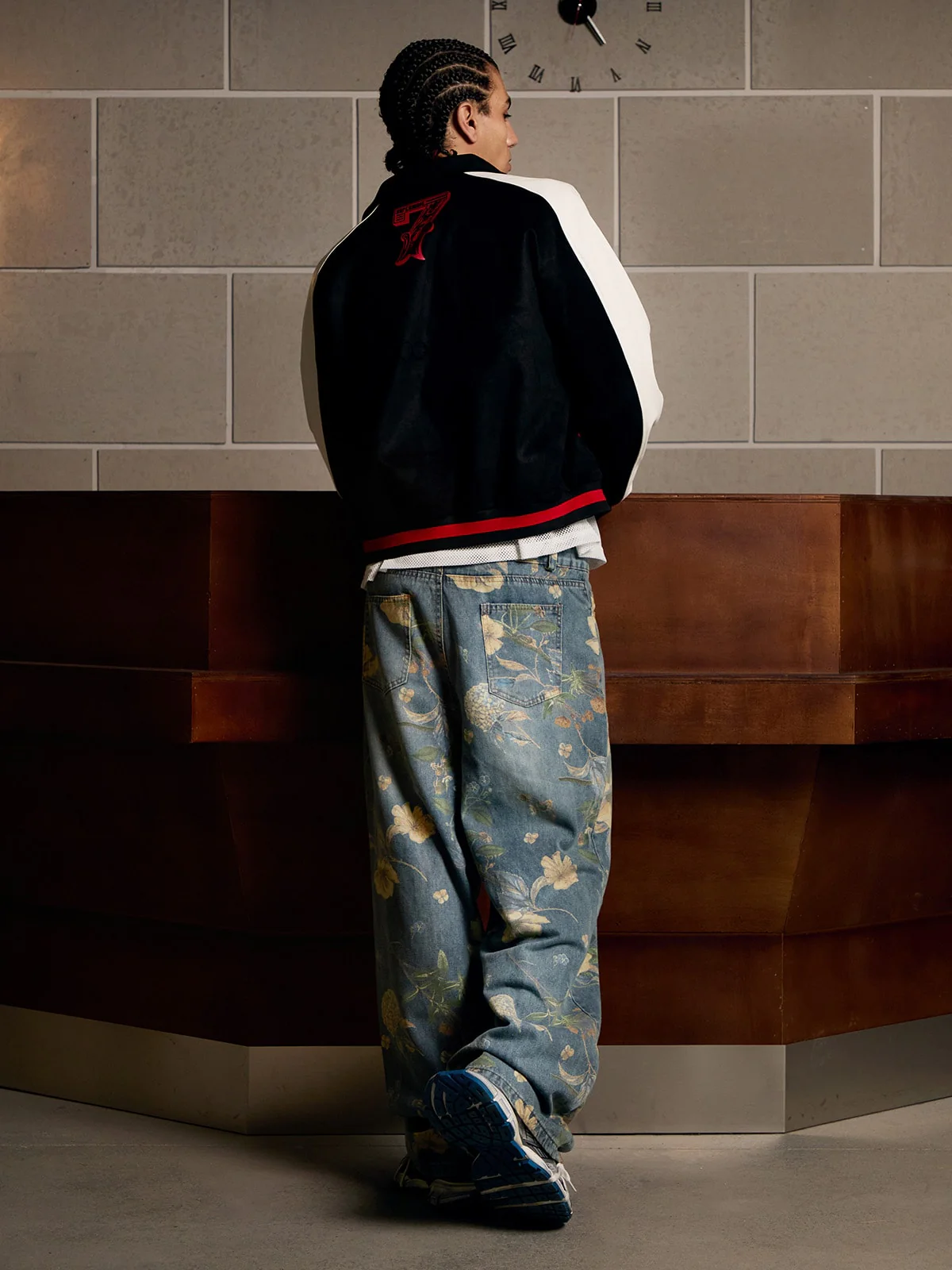 Original Embroidered Jersey Bomber Jacket - 2346 - Image 5