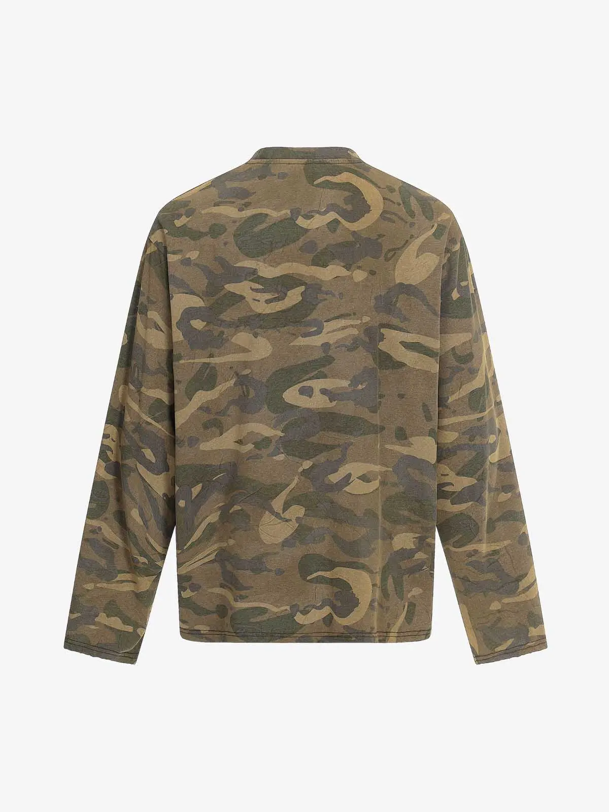 Camo Number 8 Graphic Long Sleeve T-Shirt - Image 2