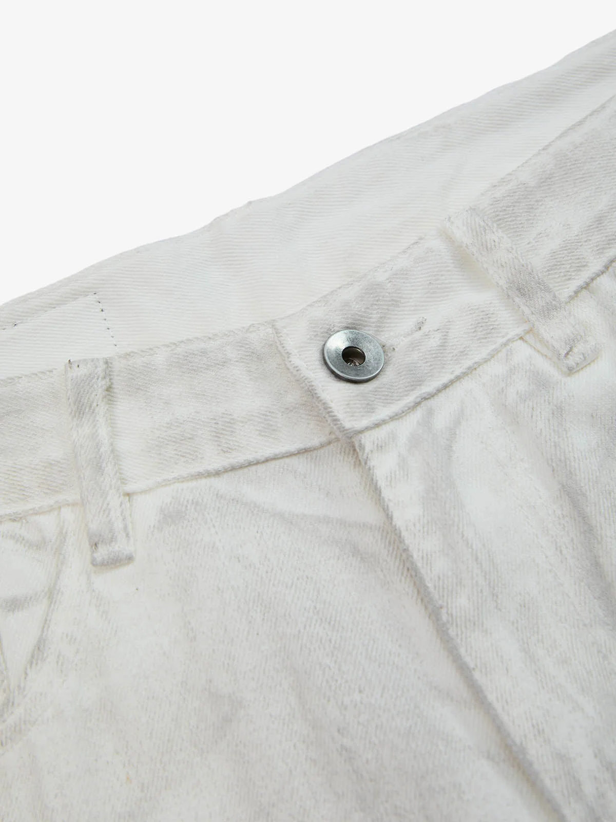 Colorful Cross Patch Straight Leg with Detachable Chain Jeans - Image 10