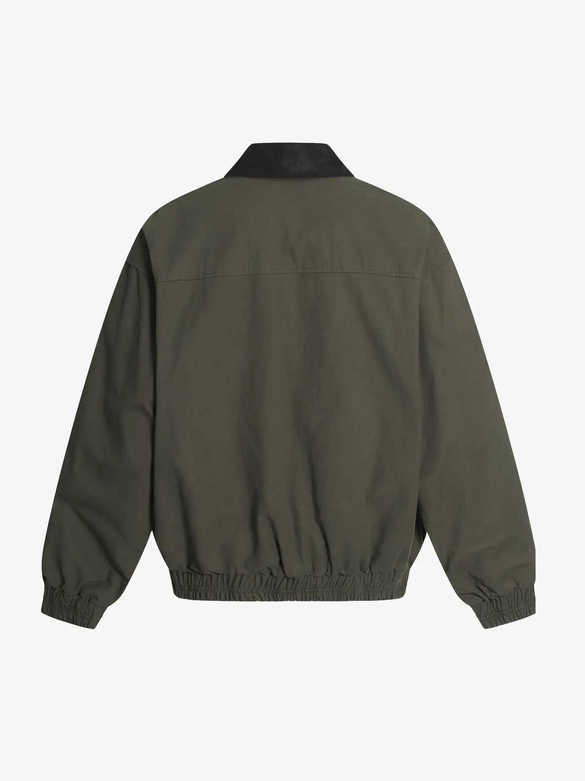Contrast Collar Pocket Jacket - Image 4