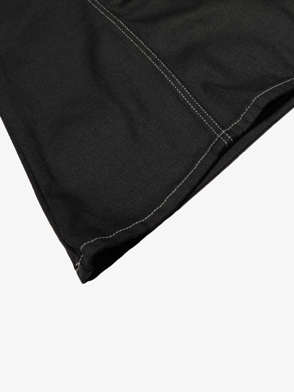 Contrast Stitch High-Waist Wide-Leg Barrel Jeans - Image 8