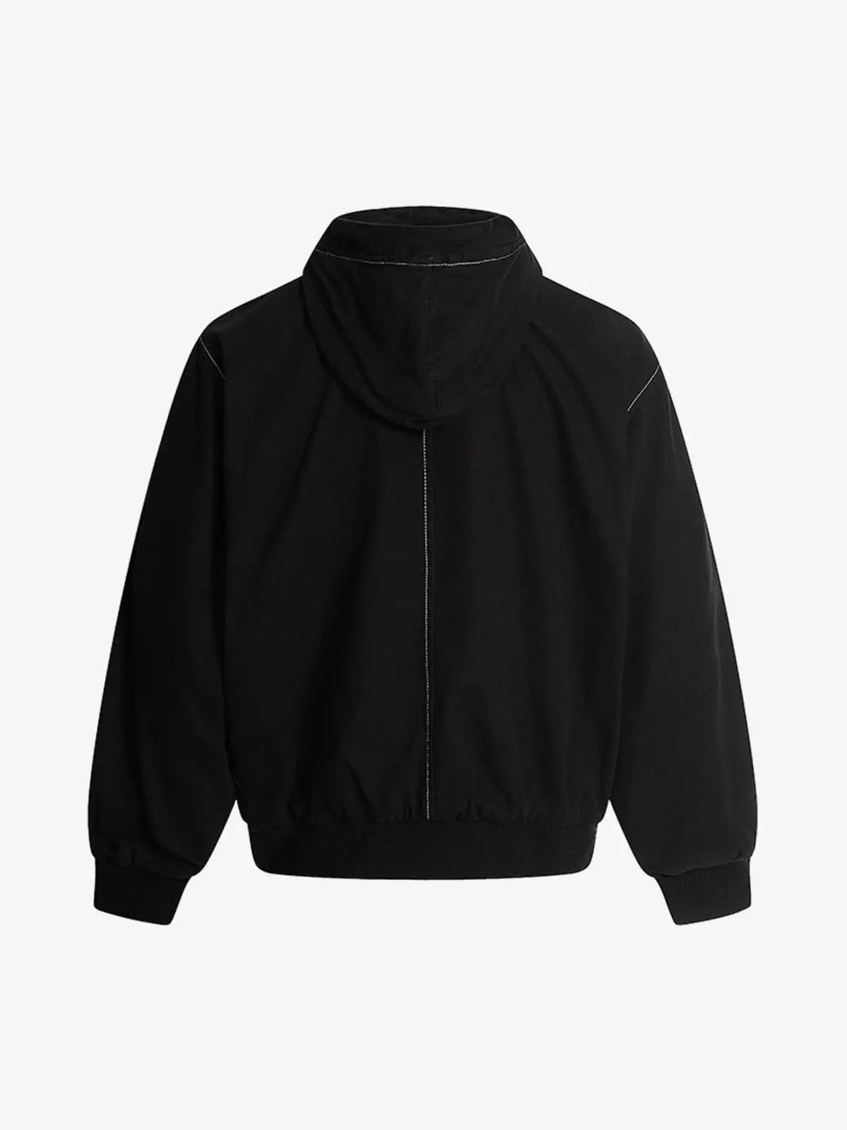 Contrast Stitch Hooded Zip Jacket - Image 4