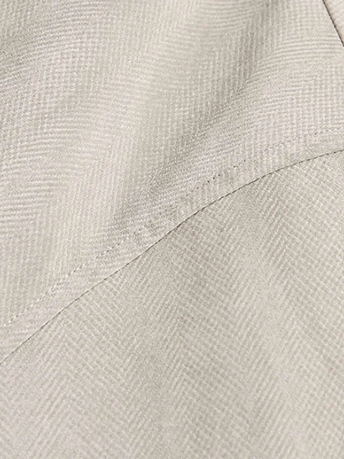 Detachable Knit Collar Zip Up Pocket Jacket - Image 9
