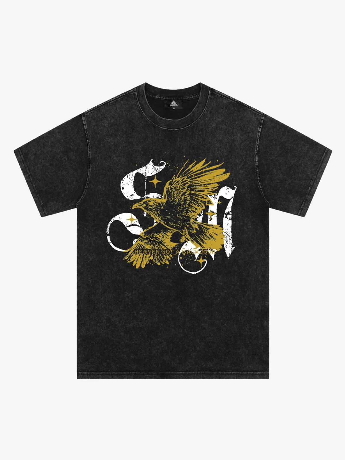 Original Distressed Eagle Graphic T-Shirt - Image 13