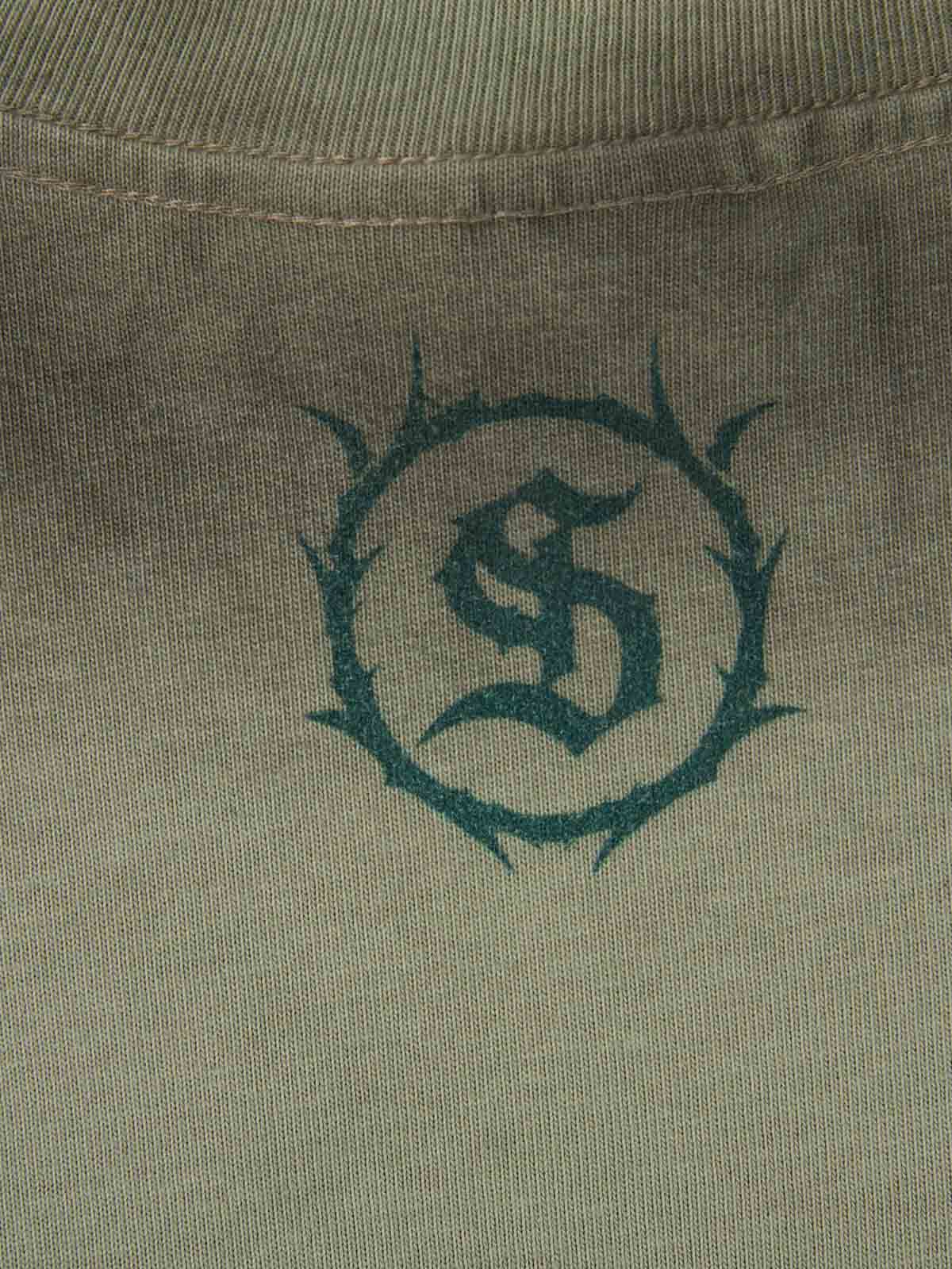 Distressed Rebellious Gun and Cross Print T-Shirt - Image 22