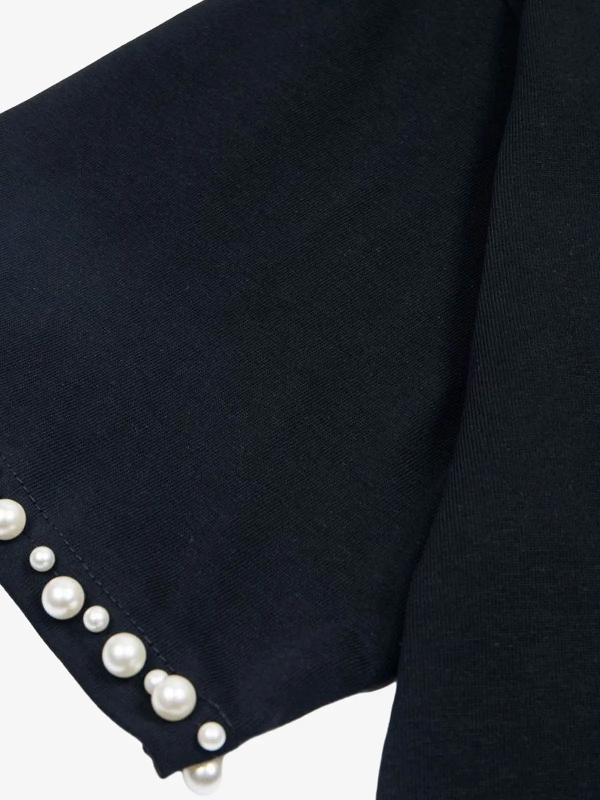 Elegant Pearl-Embellished Oversized T-Shirt - Image 18