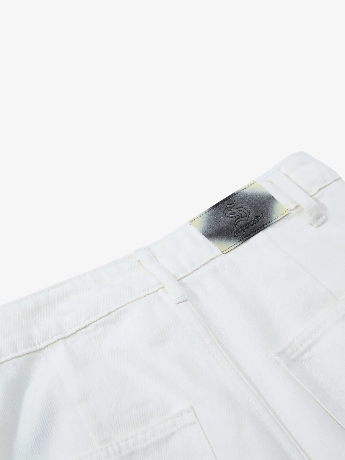 Embroidered Horse Wide Leg Denim Flare Jeans - Image 4