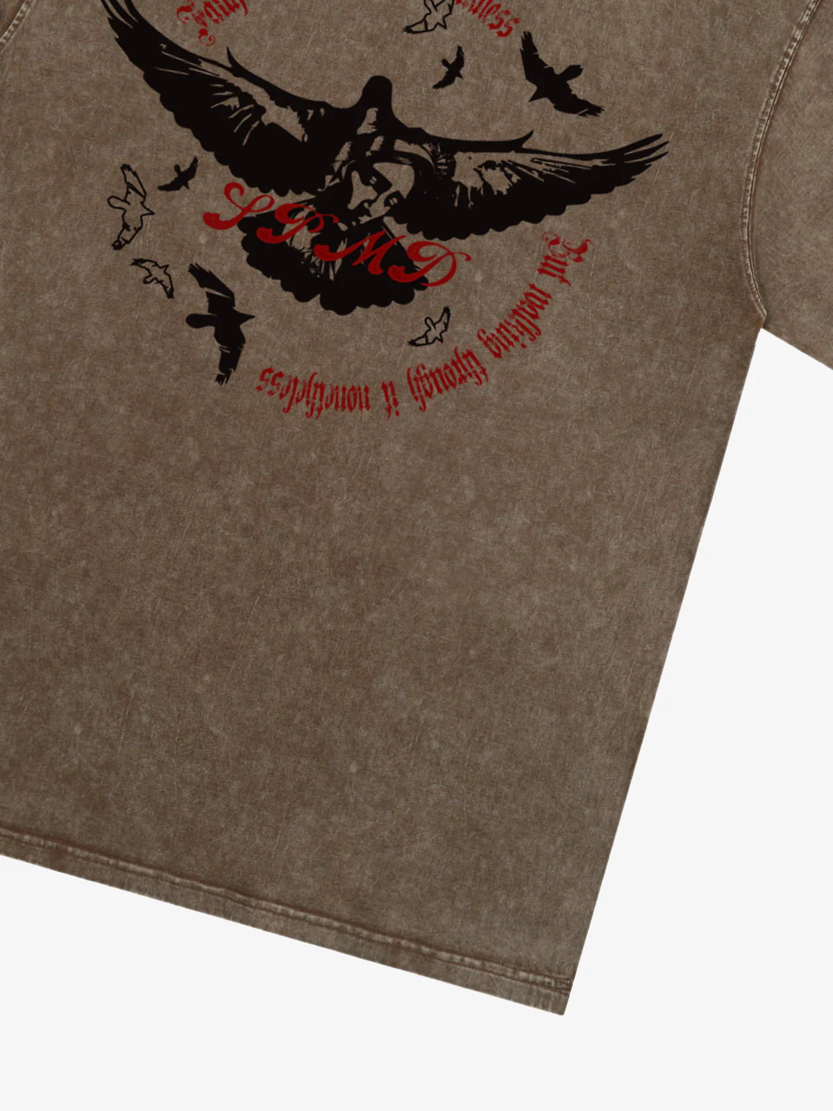 Original Vintage Washed Slogan Graphic T-Shirt - Image 4