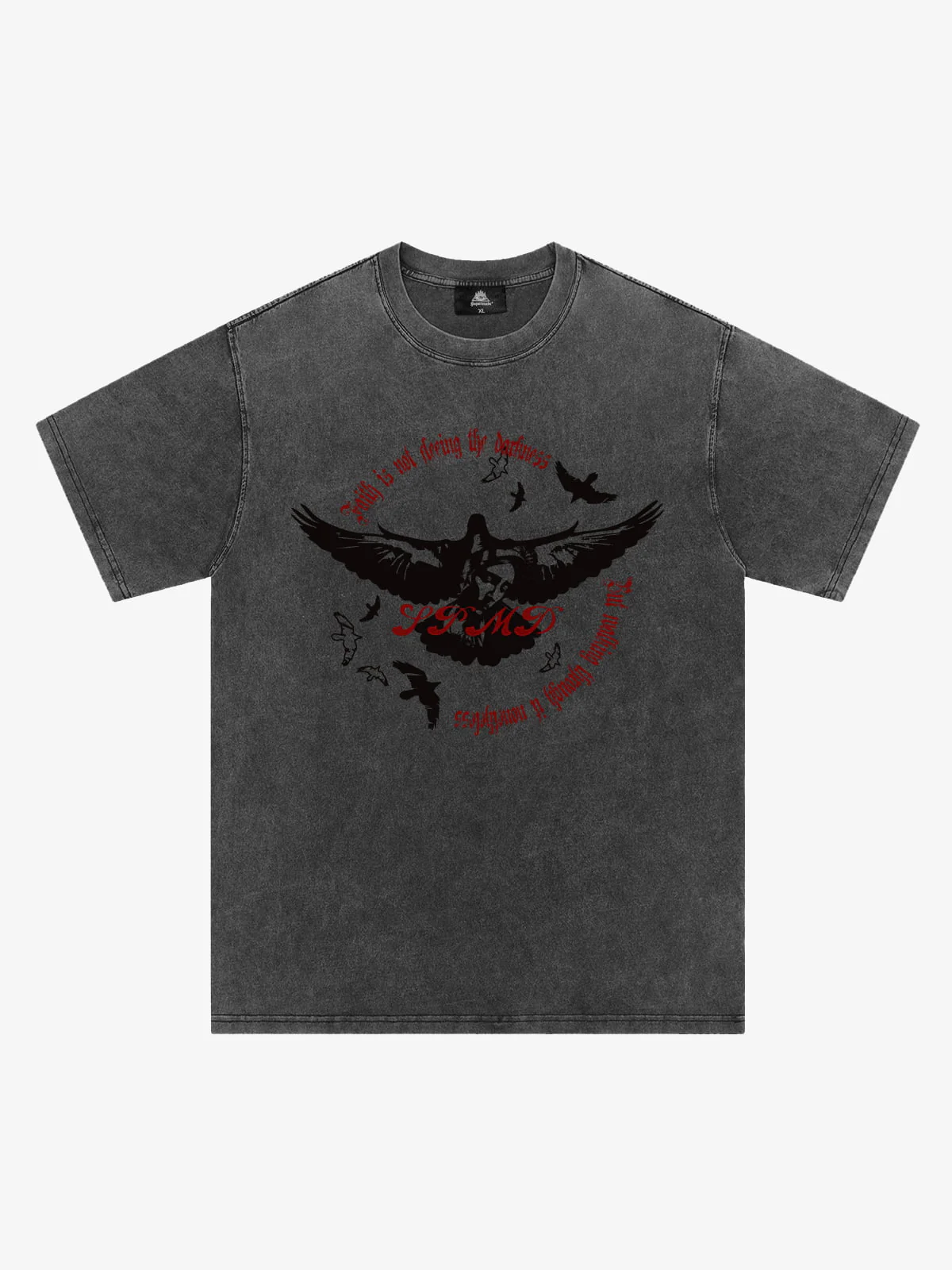 Original Vintage Washed Slogan Graphic T-Shirt - Image 6
