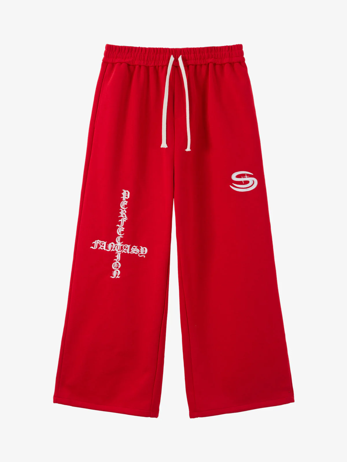 Gothic Letter Cross Embroidery Zip Up Hoodie and Sweatpants Set - Image 27