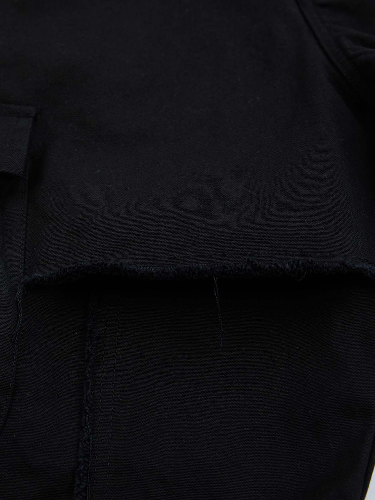 Gothic Ring Strap Multi-Pocket Wide Leg Cargo Jeans - Image 3