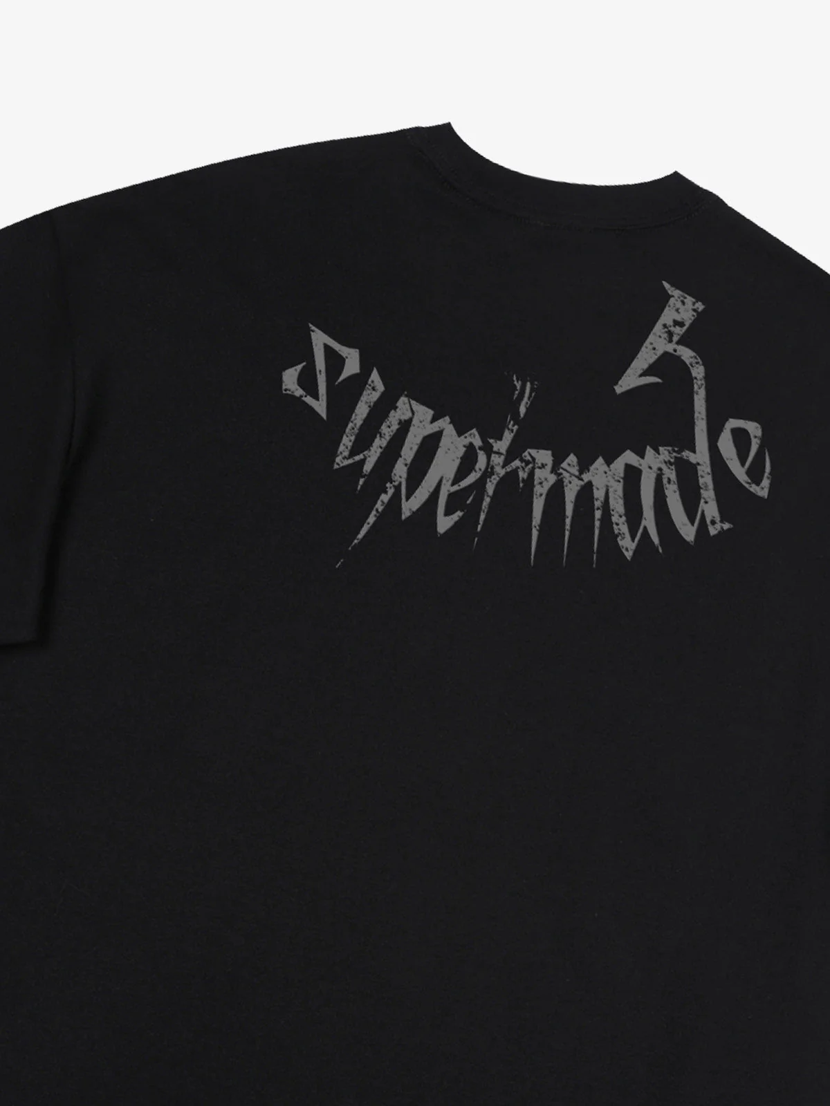 Gothic Skull Distressed Letter T-Shirt - Image 13