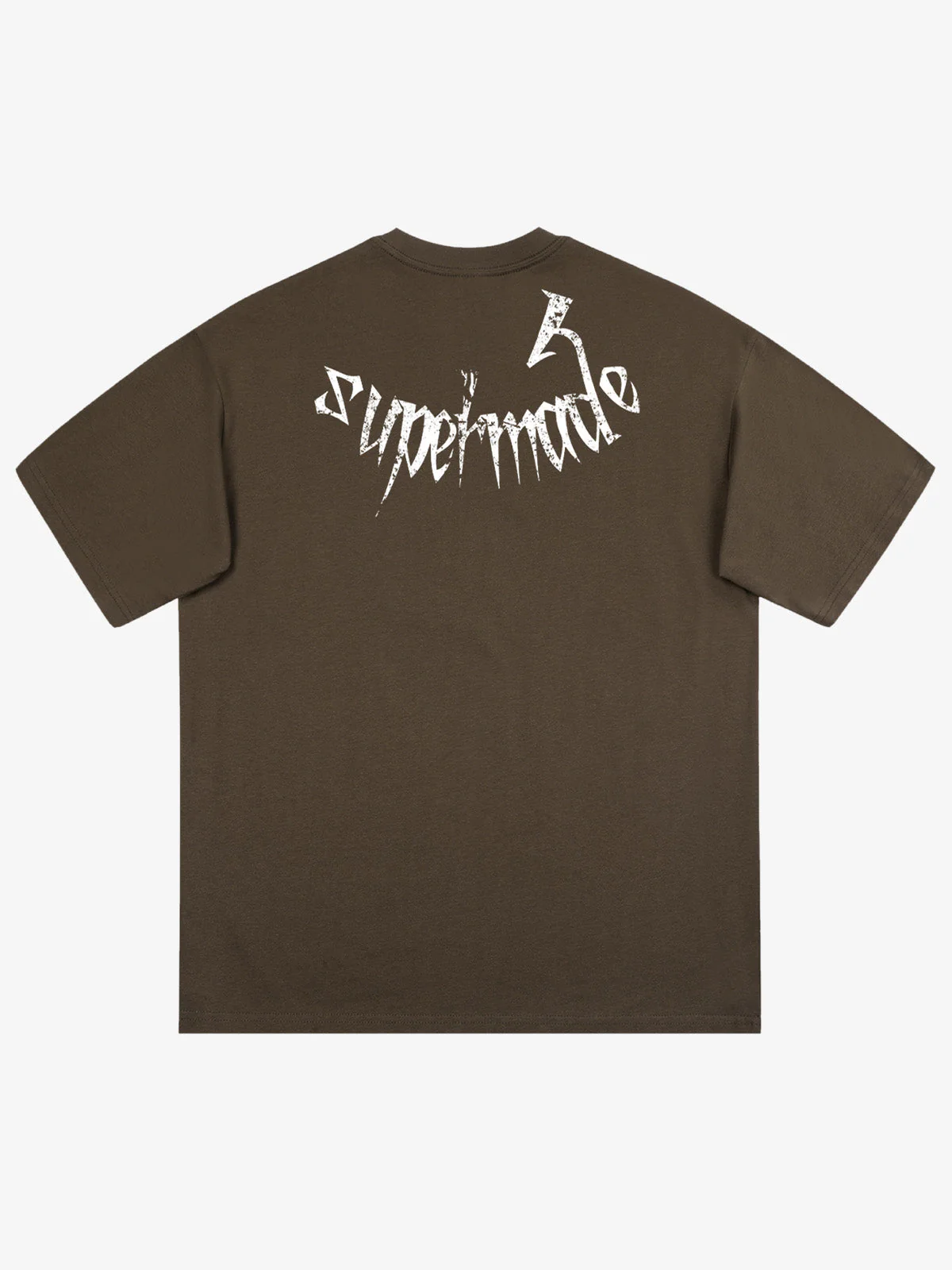 Gothic Skull Distressed Letter T-Shirt - Image 6