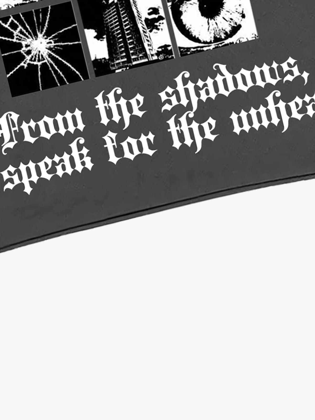 Gothic Text Graphic Cut-Off Sleeveless T-Shirt - Image 10