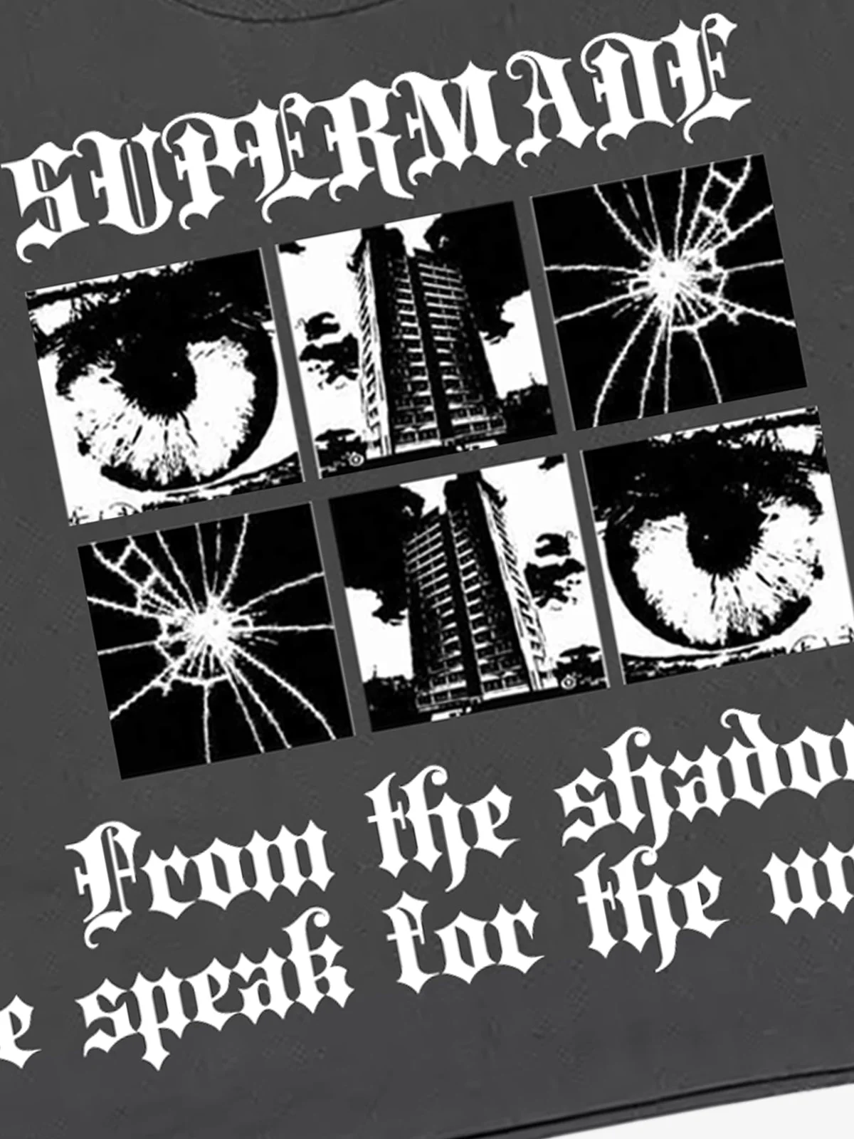 Gothic Text Graphic Cut-Off Sleeveless T-Shirt - Image 9