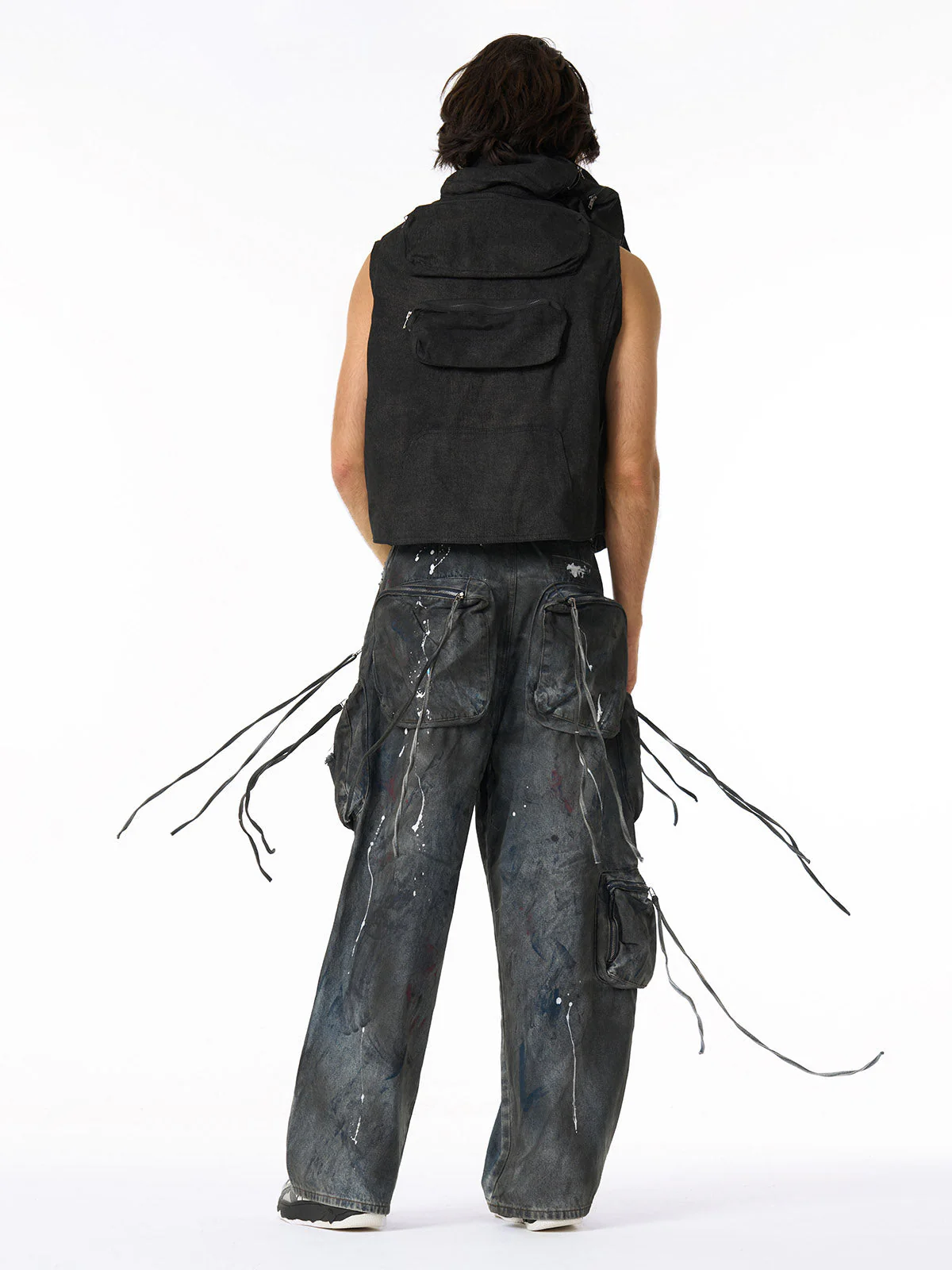 Heavy-Duty Multi-Pocket Multi-Zipper Vest - Image 10