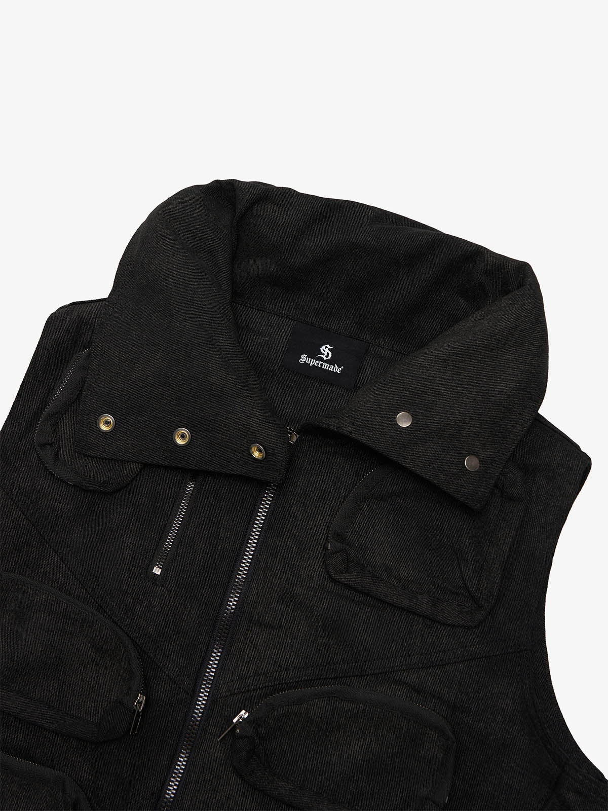 Heavy-Duty Multi-Pocket Multi-Zipper Vest - Image 12