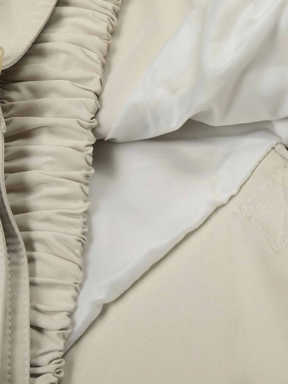 High Neck Belted Utility Cropped Jacket - Image 7
