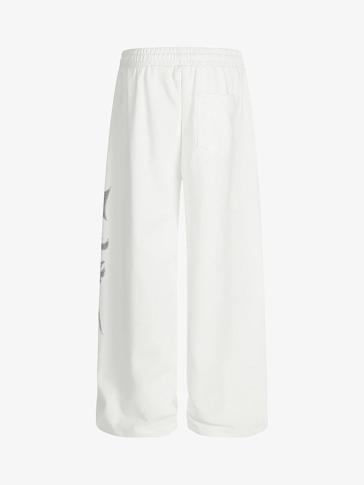 High Street Rhinestone Hip-hop Wide-leg Sweatpants - Image 11