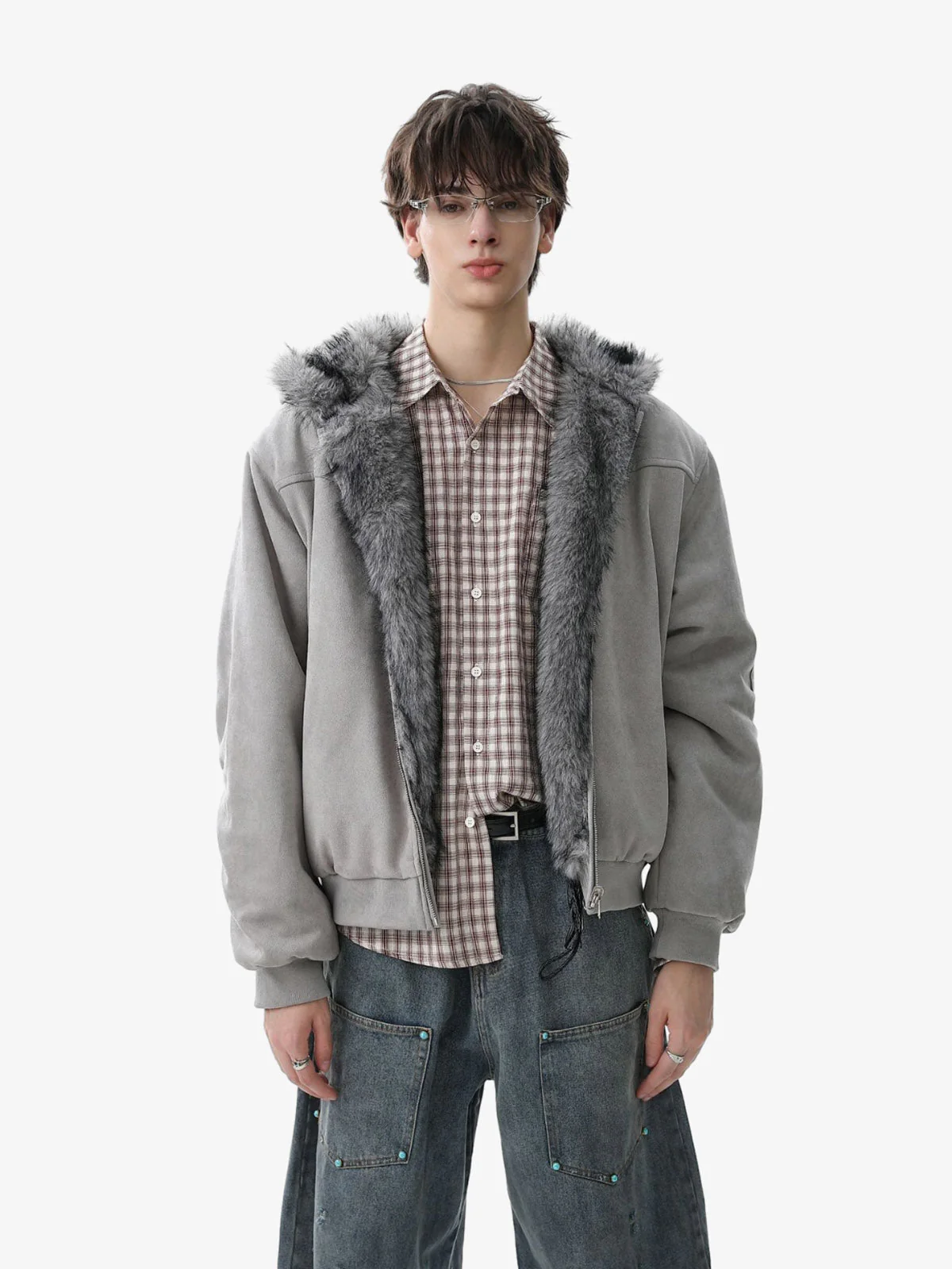Street Fur Reversible Hooded Jacket - 2493 - Image 3