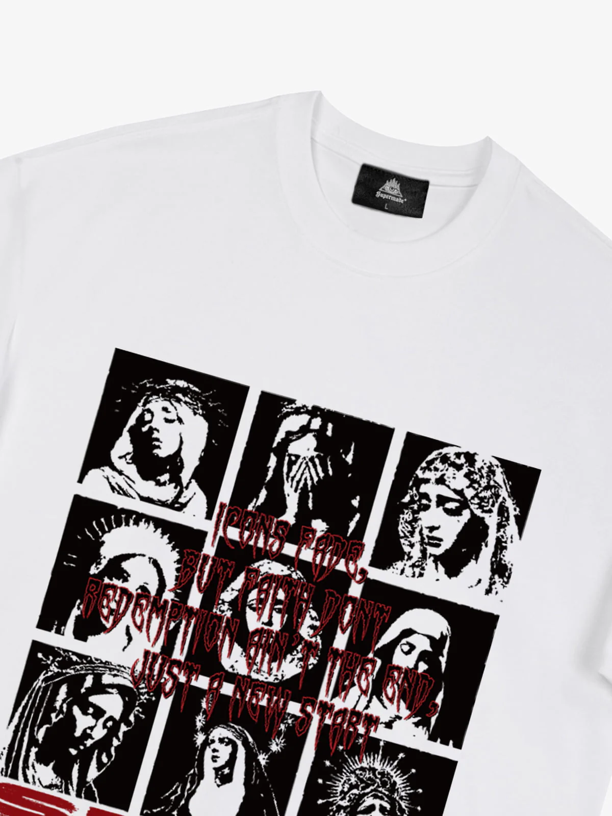 Original Saint Slogan Graphic T-Shirt - Image 12