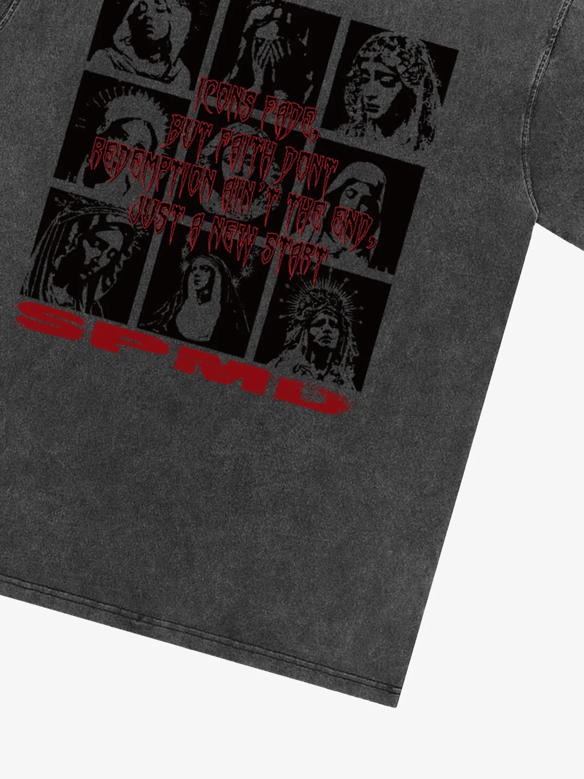 Original Saint Slogan Graphic T-Shirt - Image 13