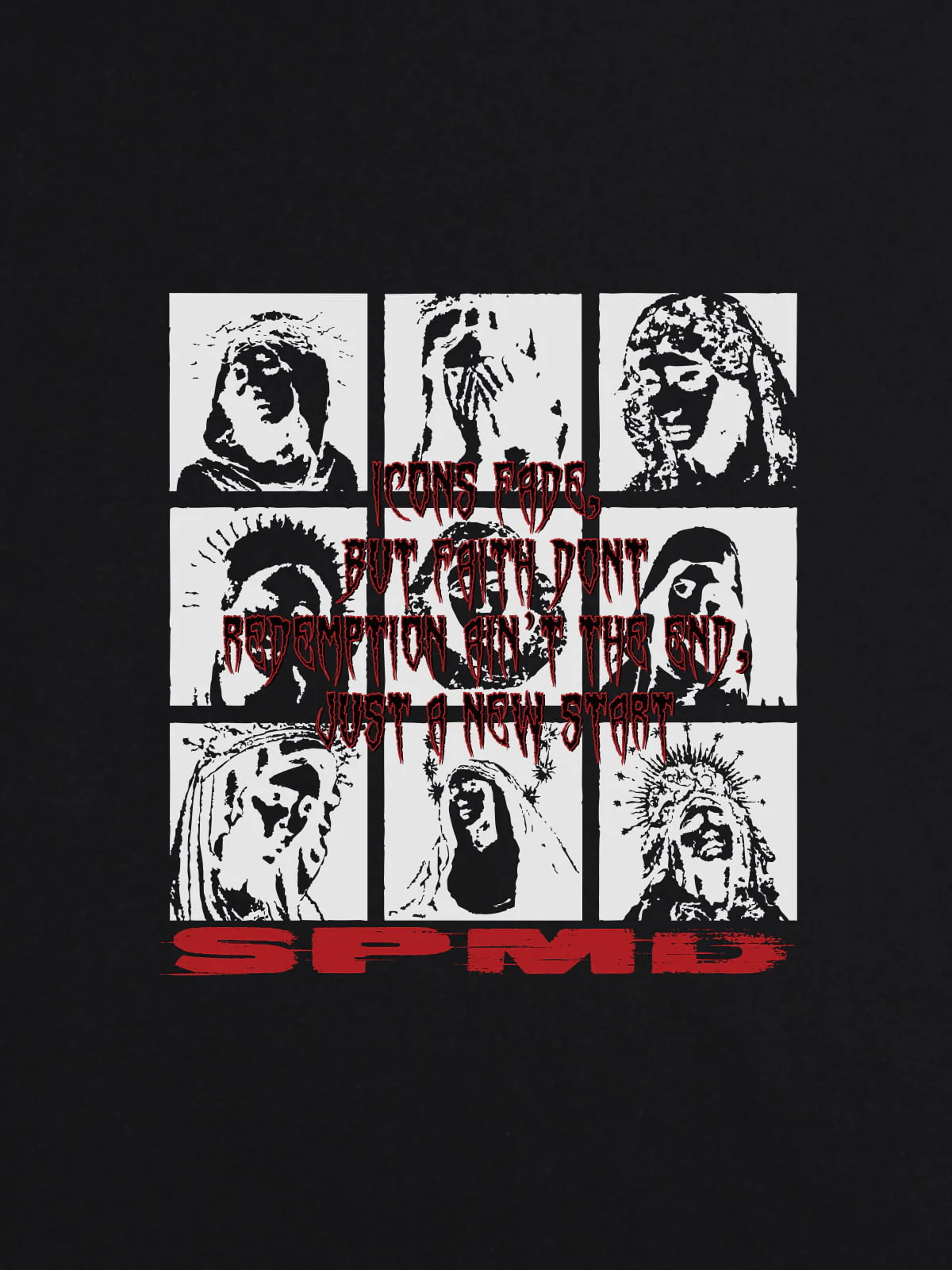 Original Saint Slogan Graphic T-Shirt - Image 19