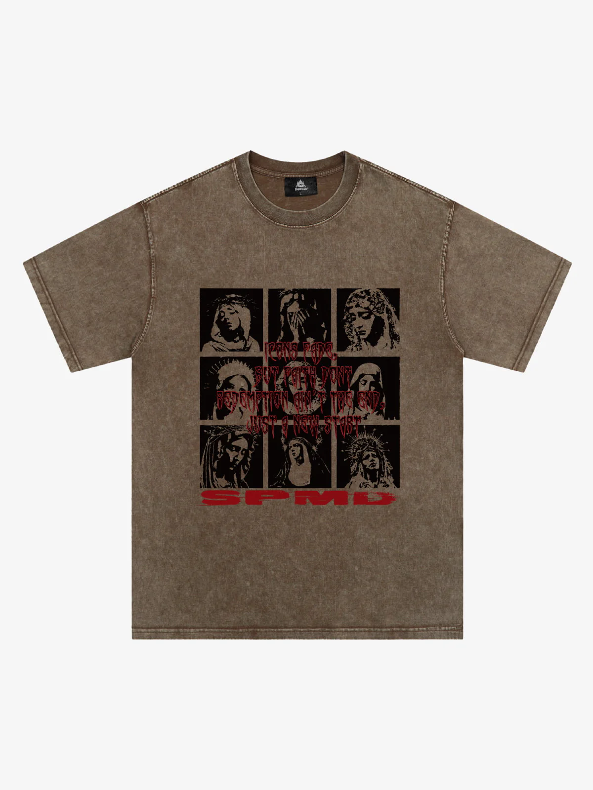 Original Saint Slogan Graphic T-Shirt - Image 2