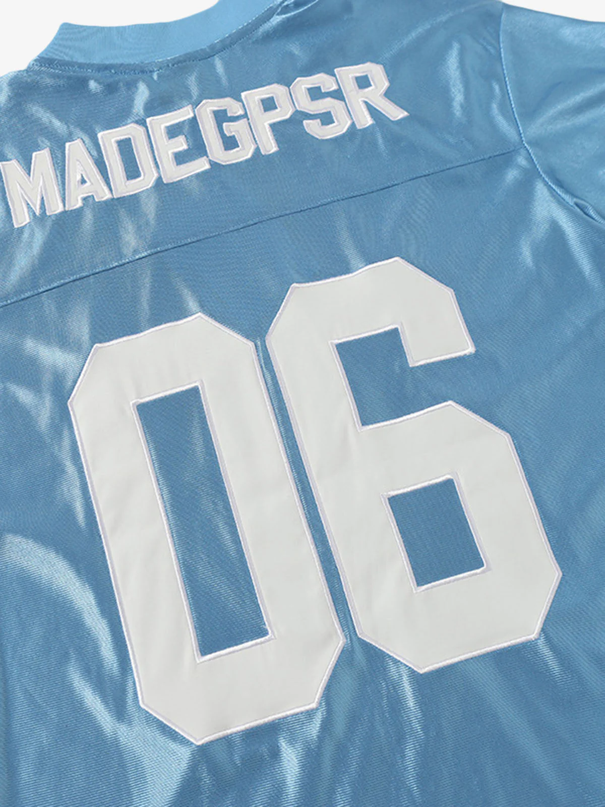Jersey Loose Satin 06 Stitching Sports T-Shirt - Image 6