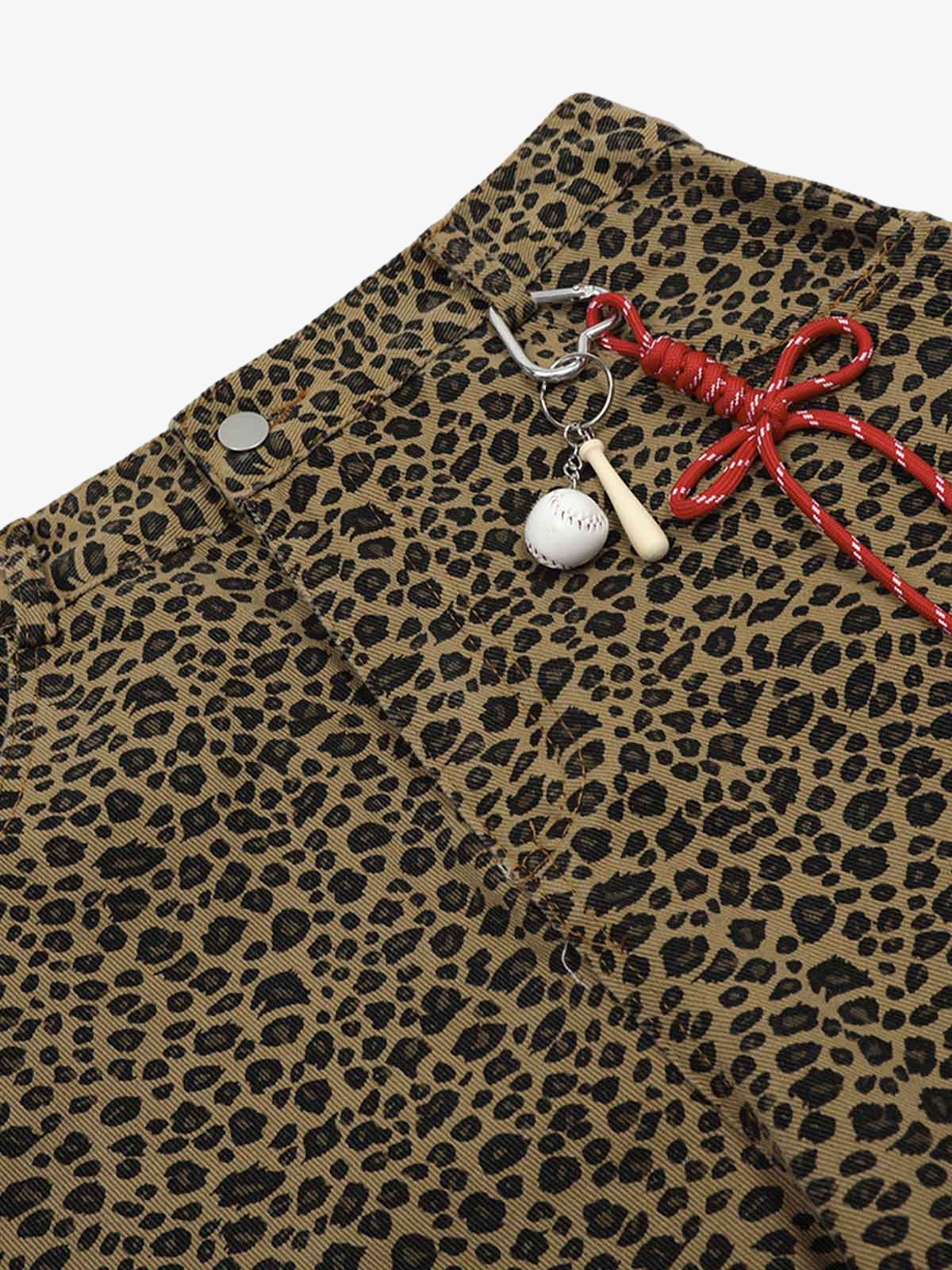 Cheetah Print Barrel Pants - 2416 - Image 16