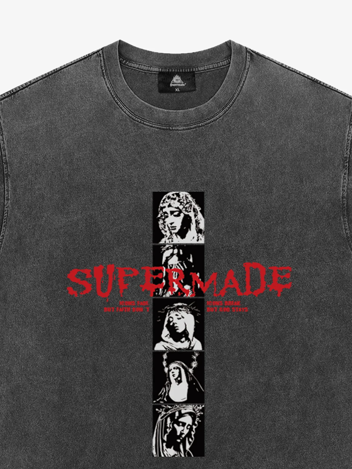 Mary Vintage-Inspired Graphic Design T-Shirt - Image 2