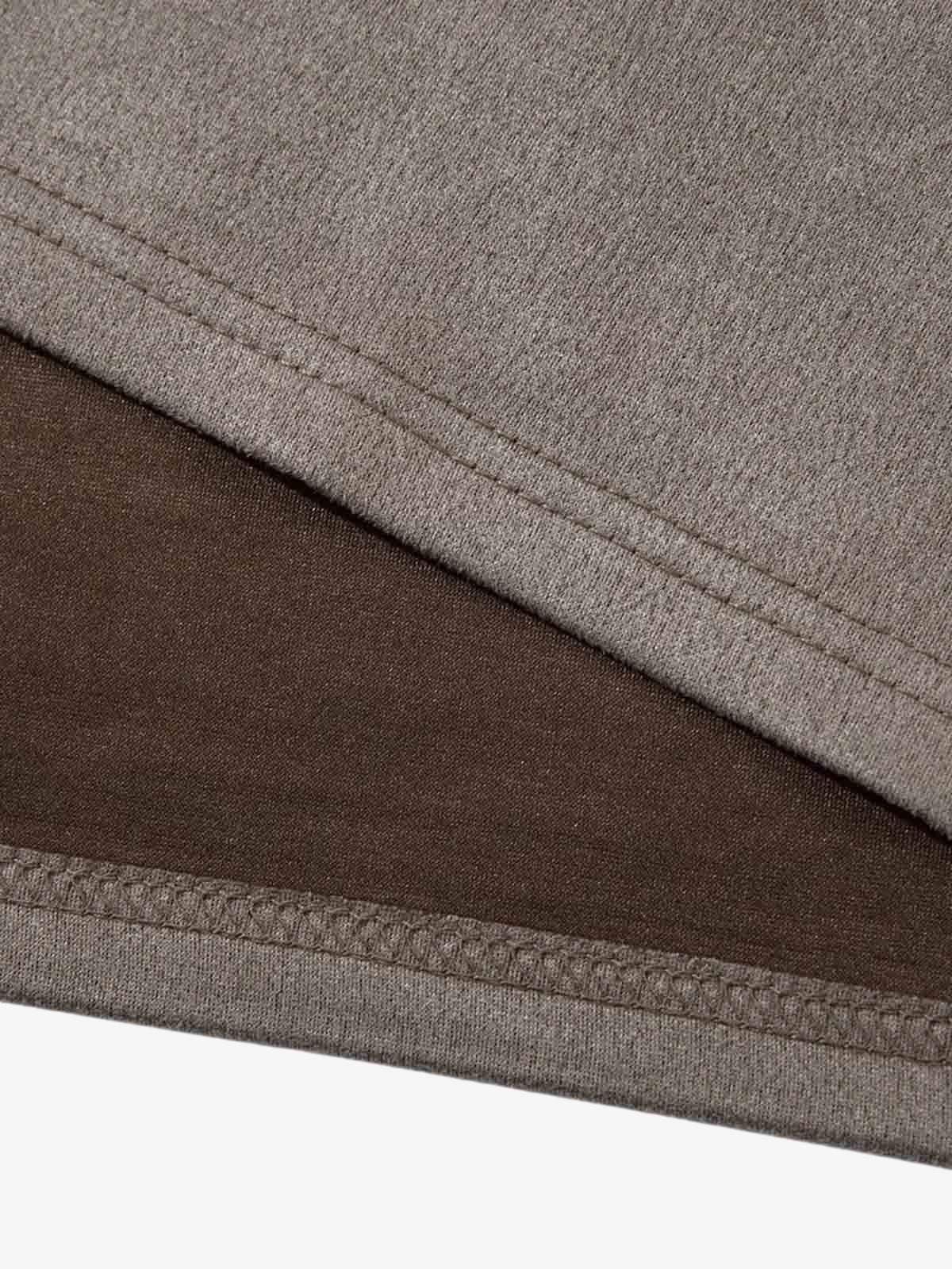 Thorn Embroidery Suede T-Shirt - Image 8