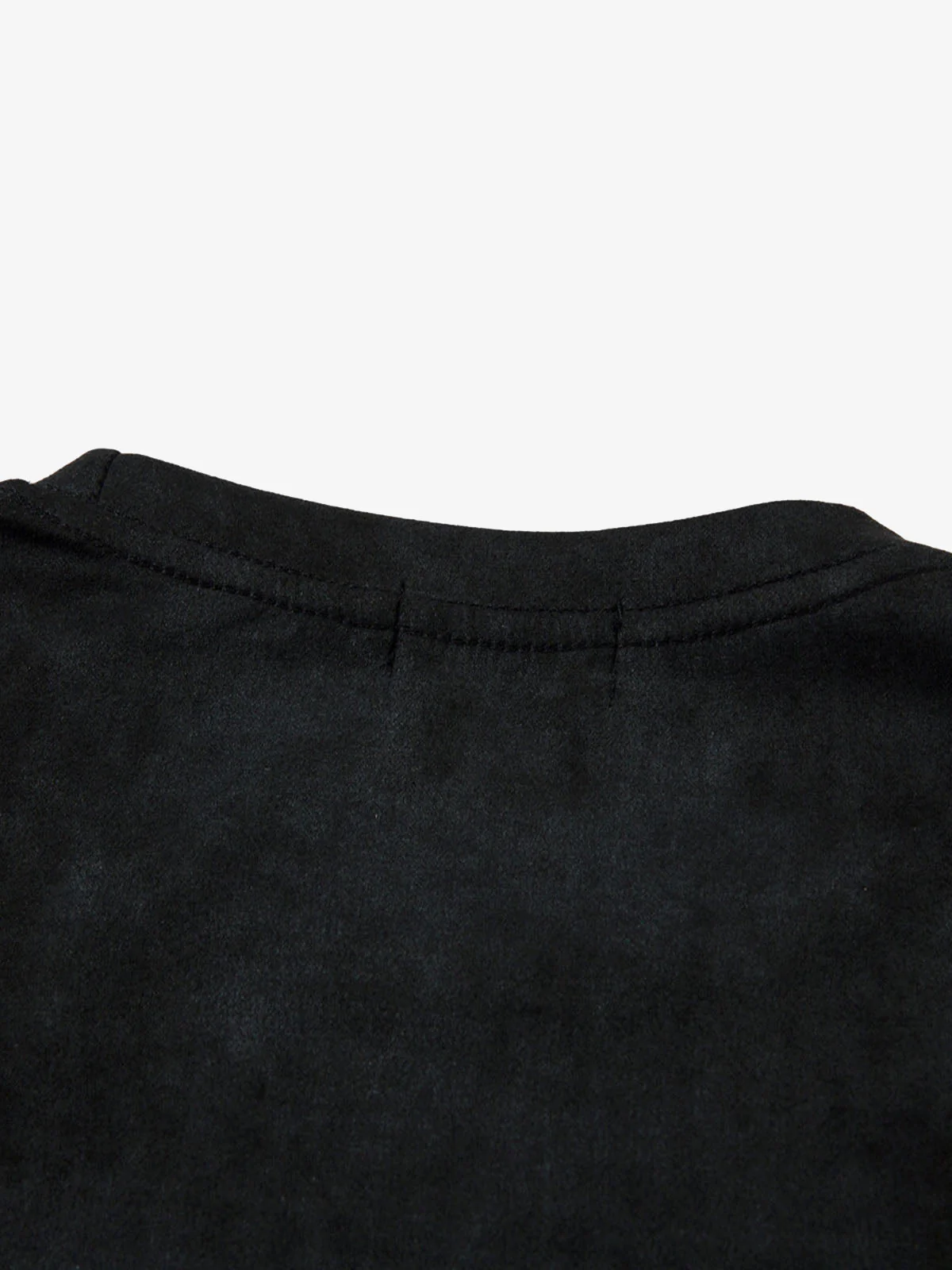 Oversized Graphic Suede Print T-Shirt - Image 4