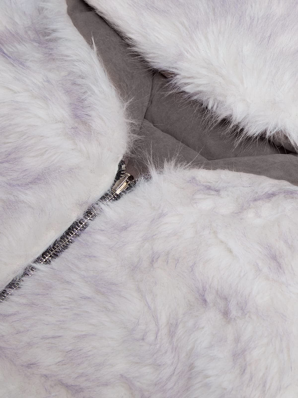 Oversized Reversible Fur Hooded Jacket - 2544 - Image 17