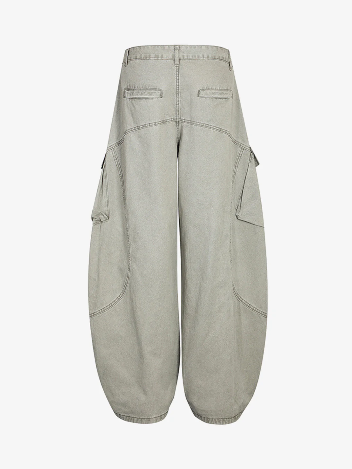 Patchwork Multi-Pocket Workwear Casual Machete Pants - Image 2