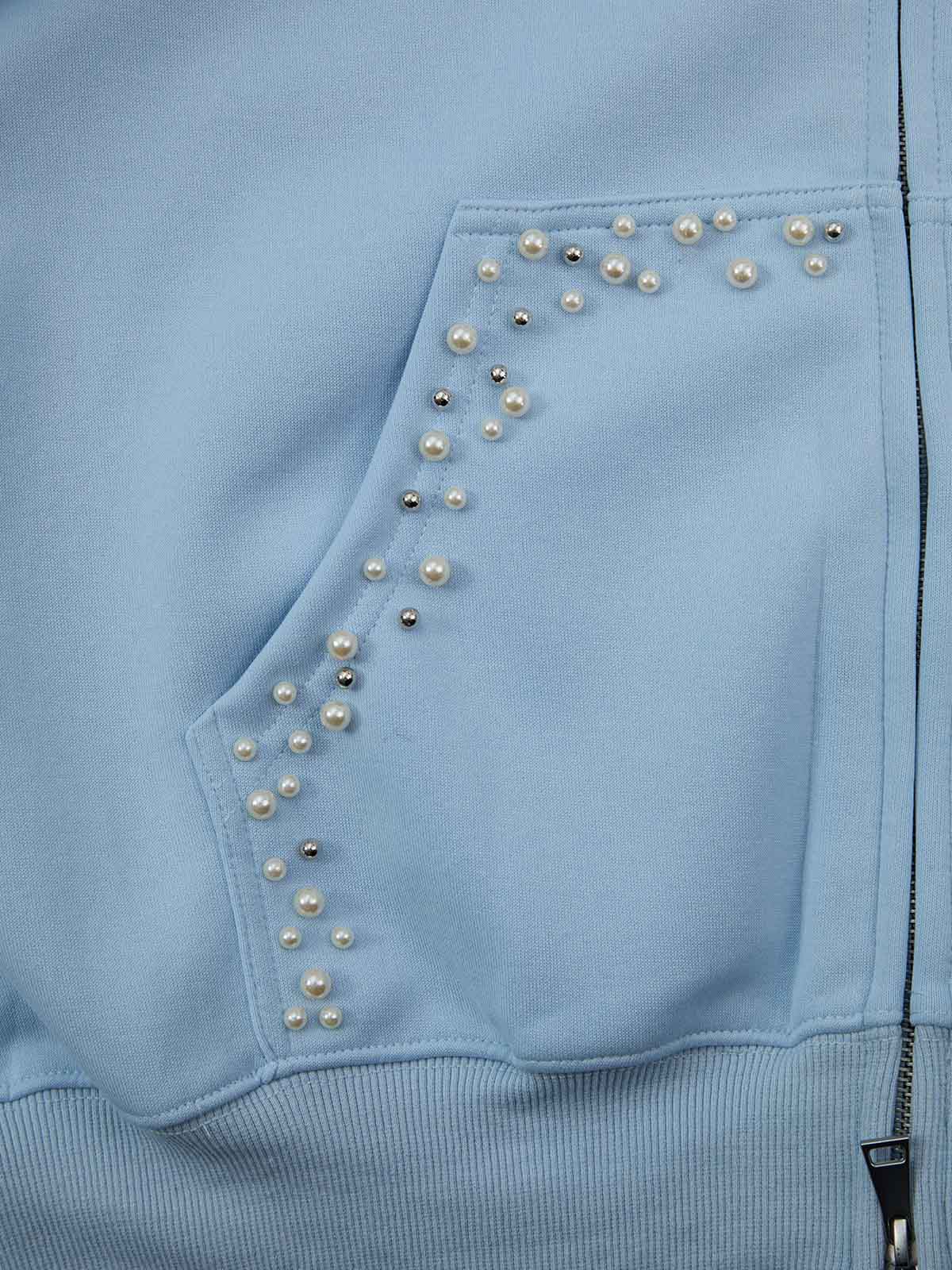 Supermade Pearl Embellished Zip Up Set - 2596 - Image 24