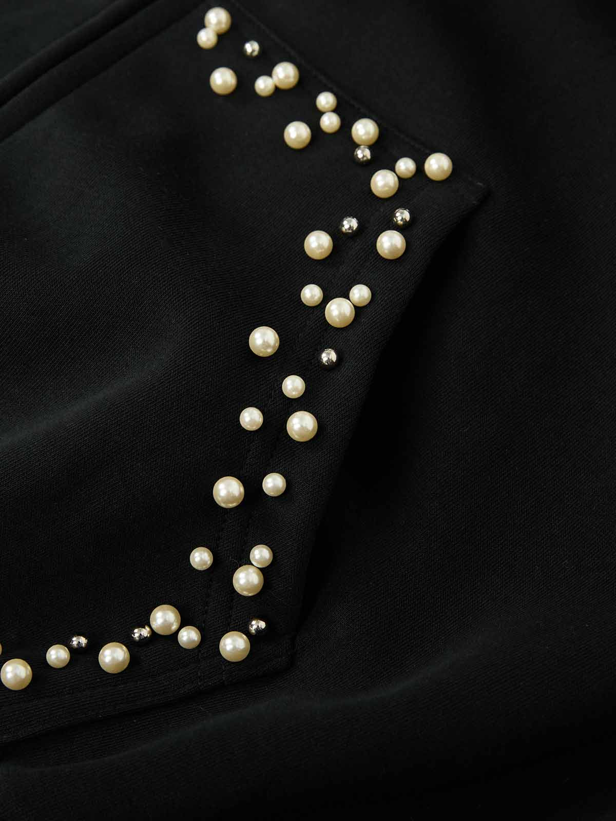 Supermade Pearl Embellished Zip Up Set - 2596 - Image 34