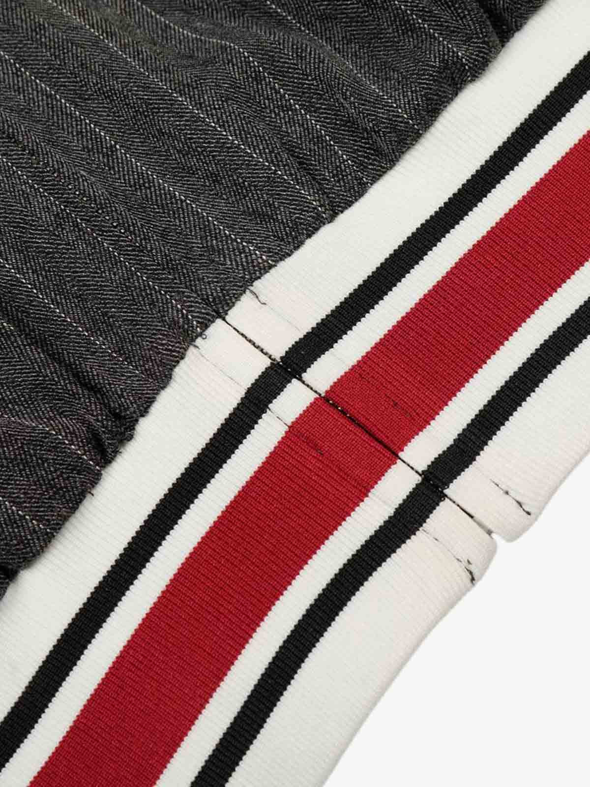Pinstripe Vertical Embroidery Track Jacket - Image 15