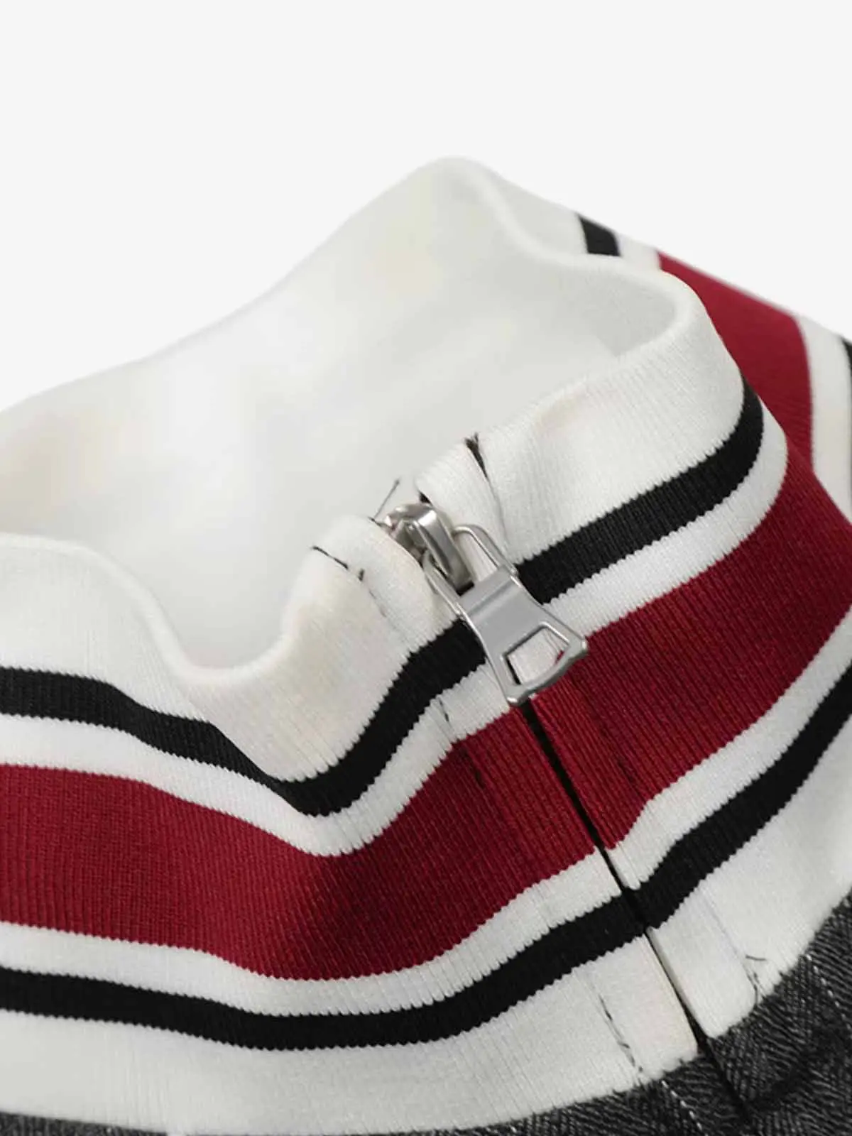 Pinstripe Vertical Embroidery Track Jacket - Image 9