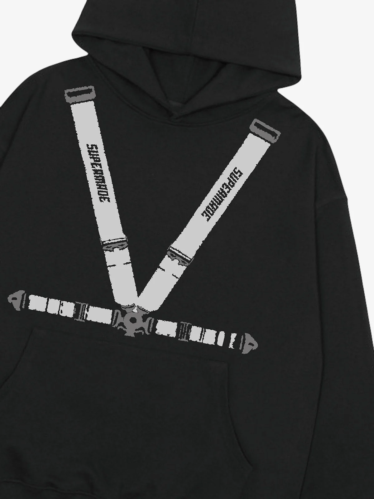 Racing Seat Belt Design Hoodie - Image 10